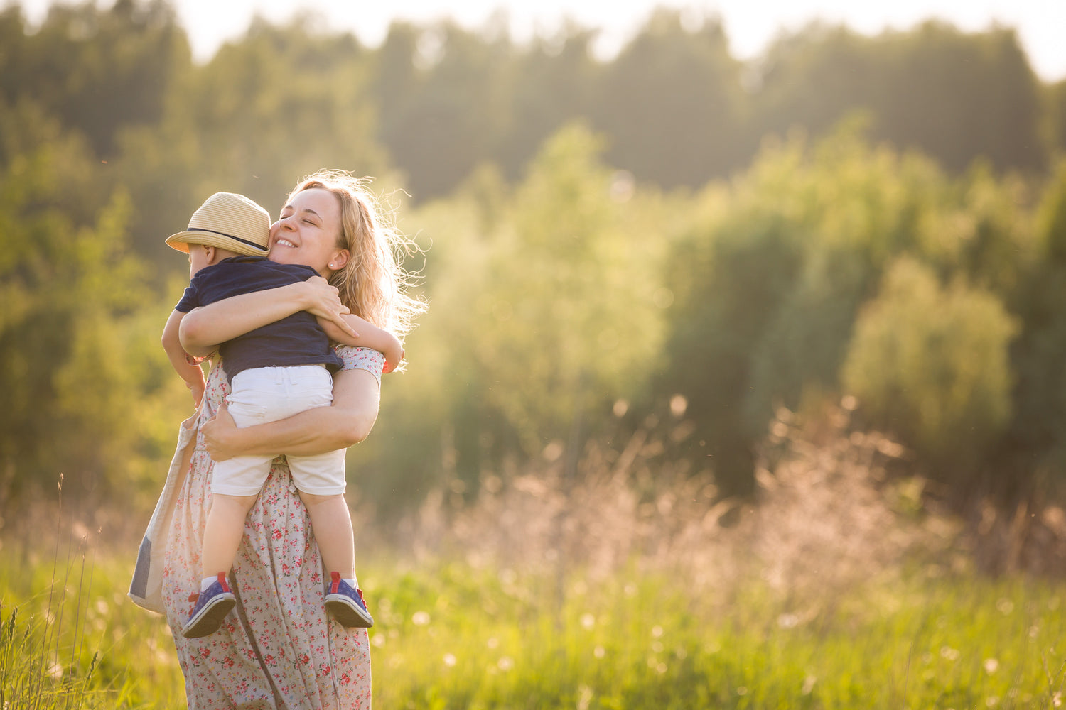 happy family picture after being treated